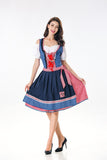 Fashion Oktoberfest Costume German Bavarian Fancy Dress Up Dirndl Lederhosen Beer Girl Maid Costume