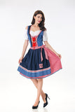 Fashion Oktoberfest Costume German Bavarian Fancy Dress Up Dirndl Lederhosen Beer Girl Maid Costume