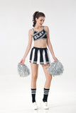 Female Sexy Glee Style Cheerleading Costume High School Cheerleader Girl Uniform Party Fancy Dress Top with Skirt