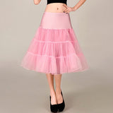 1950s Retro 50s Vintage Slips Swing Rockabilly Petticoat Underskirt Crinoline Adult Tutu Skirt Dance Puffy Petticoats Ruffles