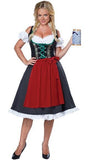 S-XXL Women Oktoberfest Traditional Dirndl Costume Beer Festival Girl Costume German Wench Maid Party Fancy Dress