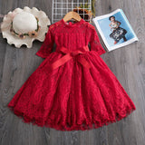 2023 Baby Girl Dress Long Sleeve Princess Costume For Kids Clothes Girl Party Dresses Children Boutique Clothing 2 3 4 5 6 Years