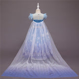 Girls Kids Halloween Cosplay Dresses Snow Queen Fancy Princess Costume 4 5 6 7 8 9 10 Year Children Carnival Party Dress Up