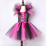 Girls Halloween Witch Costume for Kids Girl Tutu Dress Birthday Outfit Little Princess Cosplay Witch Dresses for Carnival Party