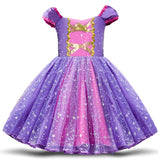 Baby Girls Sequin Dress Princess Cosplay Costume Children Birthday Party Vestidos Kids Halloween Carnival Clothing