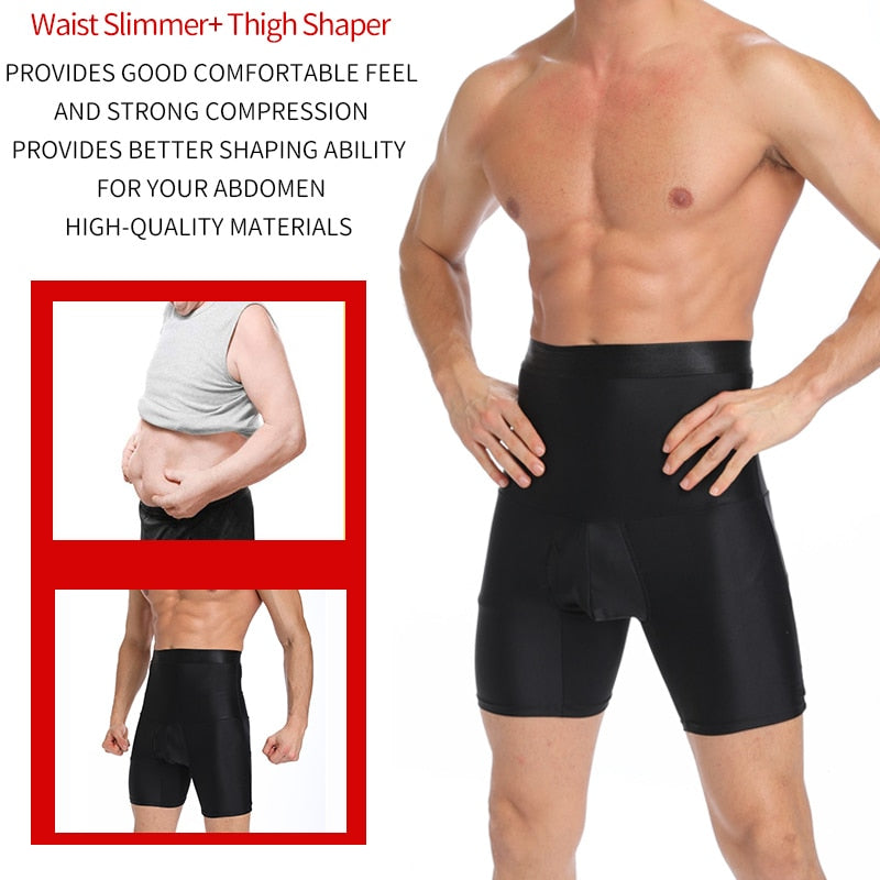Mens Body Shaper Compression Shorts