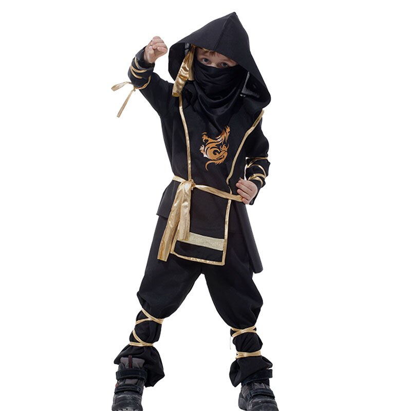 Ninja for children boys Costumes Cosplay Martial Arts Ninja Costumes For Kids Fancy Party Decorations For Role Play