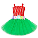 Hawaiian Hula Dresses for Girls Kids Hawaii Lilo Tutu Dress Toddler Baby Girl Hula Show Costume Halloween Luau Dance Outfits