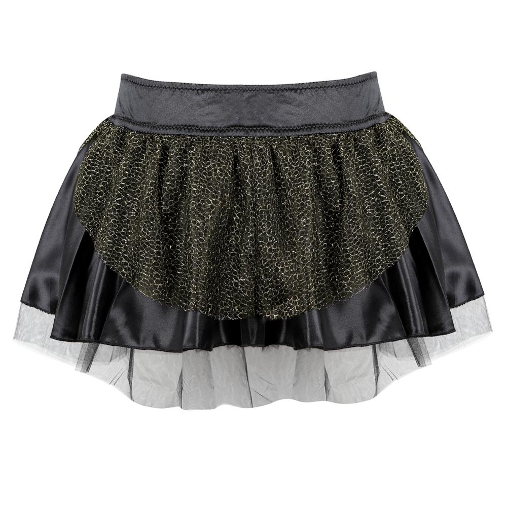 Women Multilayer Sexy Peacock Mesh Lace Pleated Tulle Mini Tutu Skirt Adult Fashion Party Dance Skirts Black/Blue Plus Size