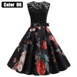 Vintage Hepburn Style Sleeveless Dress