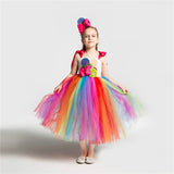 New Rainbow Candy Costume Cosplay Girls Halloween Costume For Kids Christmas Costume Children