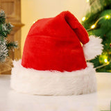 Christmas Hats Santa Claus Gifts Sweater Plush Cap Christmas Gift Kids Adults New Year Supplies Festival Party Warmer Headgear