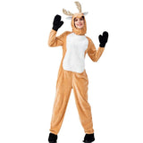 Christmas clothes Adult jumpsuits Cartoon elk Cosplay Animals onesie Cute performance costume Festivals Funny Party onesie