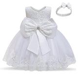 Baby Girls Christmas Dress Newborn 1st Birthday Party Christening Gown 3 6 9 12 18 24 Months Baptism Wedding Princess Clothes