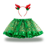 Cute Santa Claus Dress Reindeer Costume Christmas Tree Skirt Christmas Costume for Kids