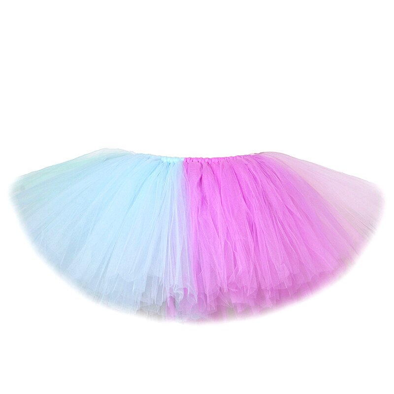 Pastel Unicorn Tutu Skirt Outfit for Girls Birthday Party Tutus Kids Costumes Baby Girl Photo Shoot Skirts with Flower Hair Bow