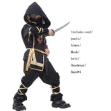 Ninja for children boys Costumes Cosplay Martial Arts Ninja Costumes For Kids Fancy Party Decorations For Role Play