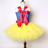 Snow White Princess Dress for Little Girls Cosplay Costumes Kids Tutu Dresses with Bow Headband Baby Girl New Year Outfits 1-12Y