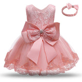 Baby Girls Christmas Dress Newborn 1st Birthday Party Christening Gown 3 6 9 12 18 24 Months Baptism Wedding Princess Clothes