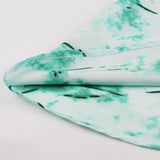 Multicolor Tie Dye V Neck Sleeveless Casual Summer Vintage Clothes Green A Line Dress