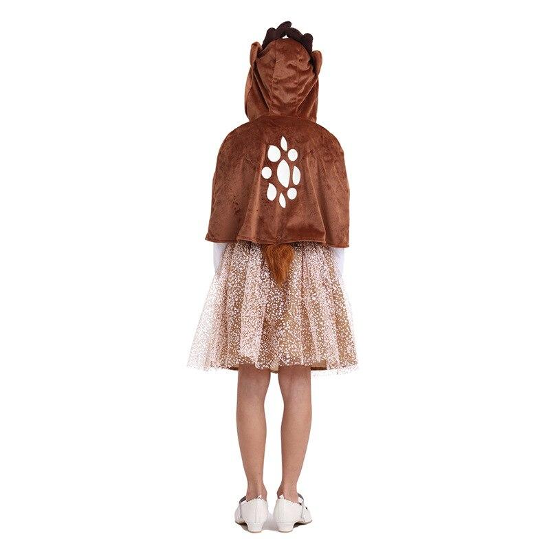 Christmas Clothes children elk Deer Dress Cosplay festival Kids Skirt Cute cartoon child cloak petticoat Girl party Tutu Skirts