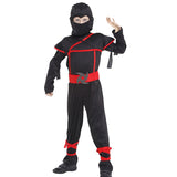 Martial Arts Ninja Cosplay Costumes For Kids Children Halloween Cosplay Mujer Fancy Party Decorations Dress Up