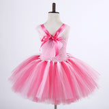 Pink Pig Baby Girls Tutu Dress for Toddler Kids Birthday Party Dresses Children Halloween Cosplay Costumes New Year Clothes Set