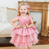 Kids Dresses For Baby Girls Elegant Wedding Sequin Princess Party Tutu Gown Toddler Children Evening Clothes Christmas Costume