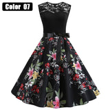 Vintage Hepburn Style Sleeveless Dress