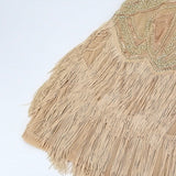 Flapper Filigree Embroidery 1920s V Neck Sleeveless Beaded Tiered Fringe Sequin Great Gatsby Dress