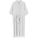 summer new Korean version of the small fresh sweet plaid short-sleeved dress 589536906724#4044216473151
