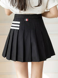High Waist Mini Pleated Skirts WomenFashion Korean Style All-match Ladies Elegant A-line Short Skirt