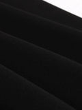 Polka Dot White and Black Vintage Women Swing Summer Dress Tie Neck Keyhole Front High Waist 50s Ladies Dresses