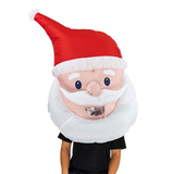 Christmas Funny Adult Inflatable Air Head Mask Costumes Cosplay Elf Santa Claus Elk Fancy Dress Halloween Carnival Theme Party