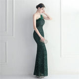 Sexy Slit Feater Evening Dress Women Slash Neck Sequin Party Maxi Dress Long Prom Dress