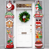 Merry Christmas Hanging Door Banner Santa Claus Snowman Couplet Christmas Decorations For Home Xmas Gifts Navidad New Year noel