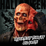 Halloween Double-layer Ripped Bloody Horror Skull Latex Mask Scary Cosplay Party Masks Mascaras Decoration