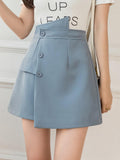 High Waist Women Fashion Korean Style Streetwear All-match Ladies Elegant A-line Short Skirts