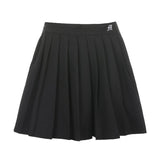 90s Embroidery White Pleated Skirt Short Woman Elastic Waist Solid Mini Skater Sexy Mircro Summer Gothic Tennis Skirt Streetwear