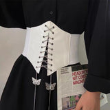 Dark Gothic Y2k Mini Dress Emo Alt Women Vintage Mesh Patchwork Lace Up High Waist Academia Dress Harajuku Mall Goth Partywear