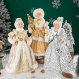 45cm Height Big Santa Claus Doll Grandma New Year Home Room Decoration Gift Christmas Tree Ornaments Decor