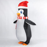 Adult Unisex Inflatable Penguin Costume Animal Cosplay Creative Fancy Dress Stage Performance Christmas Halloween Carnival Party