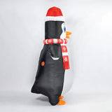 Adult Unisex Inflatable Penguin Costume Animal Cosplay Creative Fancy Dress Stage Performance Christmas Halloween Carnival Party