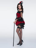 Halloween Steampunk Lace Corset Strapless Dress