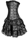 Halloween Steampunk Floral Corset Dress