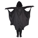 New Halloween Children's Costume Cape Bat Cape High Quality Soft Comfortable Witch Creative Skeleton Cosplay Clothes