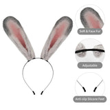 Lovely Bunny Ears Cosplay Hair Hoop Women Headband Makeup Head Band for Easter Halloween Cosplay Hair Accessories