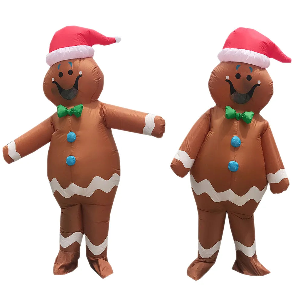 Adult Inflatable Christmas Suits Mascot Party Cosplay Costumes