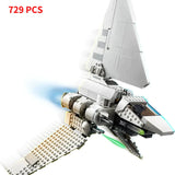 75302 Space War Imperial Shuttle Building Blocks Kit Luke Skywalked Building Toy DIY Christmas Gifts For Children Toys For Boys