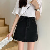 Sexy Summer Denim Women High Waist A-Line Mini Elegant Slim Bodycon Short Jean Skirt